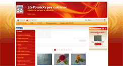 Desktop Screenshot of lg-pomockyprecukrarov.sk